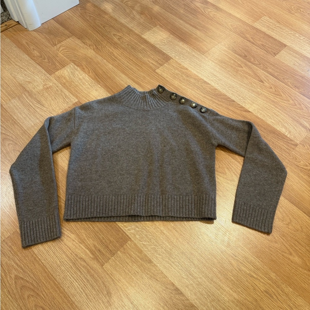 Sezane Taupe Sweater NWT RARE - Picture 3 of 5